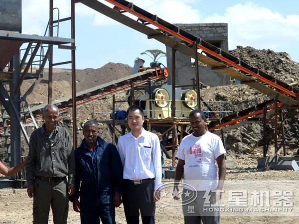 顎式破碎機客戶現場 顎式破碎機客戶現場