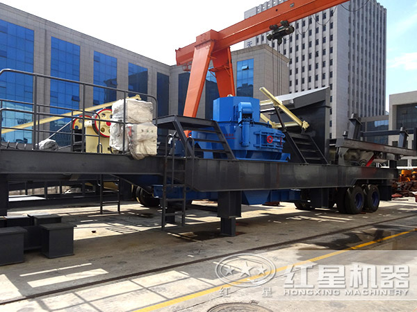 移動式河卵石制砂機 移動式河卵石制砂機