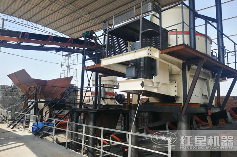 時產150噸砂石制砂生產線客戶現場 時產150噸砂石制砂生產線客戶現場